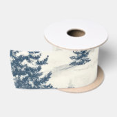 Kerst Toile Pattern Accessoires Satijnen Lint (Spoel)