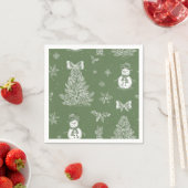 Kerst toile servetten (Insitu)