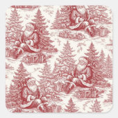Kerst toile sticker (Voorkant)