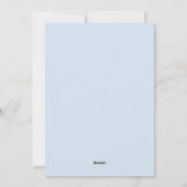 Kerst Toon Meisje in een Winterbos Feestdagenkaart (Achterkant)