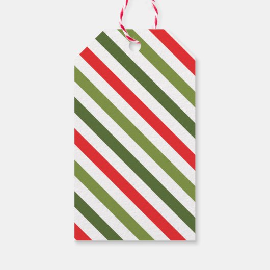 Kerst Topiary gepersonaliseerde cadeau Labels Cadeaulabel (Achterkant)