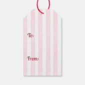 Kerst Topiary Mahjong Cadeaulabel (Achterkant)