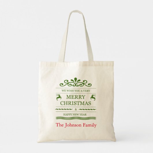  kerst tote bag (Achterkant)