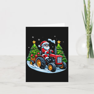 Kerst Tractor Sinterklaas Xmas Boerderij Vrachtwag Kaart