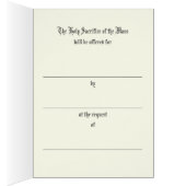 Kerst Traditionele Katholieke Mis Het aanbieden va (Binnen (Rechts))