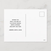 Kerst Trailer Camper Outdoorsy Thema Feestdagenkaart (Achterkant)