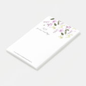 Kerst traktaties Gemberkoek Sneeuwvlokken  Post-it® Notes (Schuin)