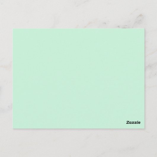 Kerst trakteert op briefkaart (Achterkant)