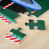 Kerst trampoline legpuzzel (Zijkant)