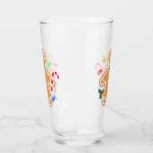 Kerst Treats Gingerbread Man Candy Cane Glas (Links)