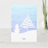 Kerst Treats Gingerbread Man Candy Cane Kaart (Achterkant)