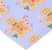 Kerst Treats Gingerbread Man Candy Cane Korte Tafelloper (Hoek)