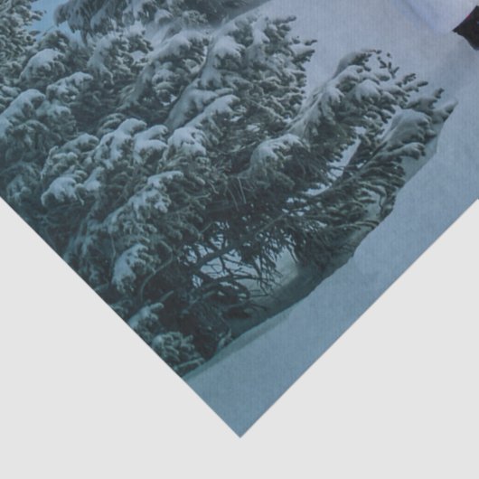 kerst-treintissuedocument tissuepapier (Detail)