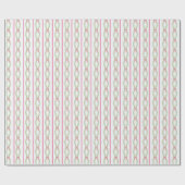 Kerst Trellis met Bogen Cadeaupapier (Vlak)