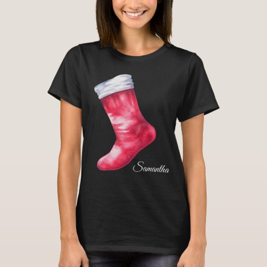 Kerst Trendy Minimalist T-shirt (Voorkant)