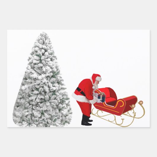 Kerst Tri-Pack Verpakking Papier Bladen Inpakpapier Vel (Voorkant 2)