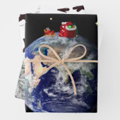 Kerst Tri-Pack Verpakking Papier Bladen Inpakpapier Vel (In situ)