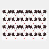 Kerst Tri-Pack Verpakking Papier Bladen Inpakpapier Vel (Voorkant 3)