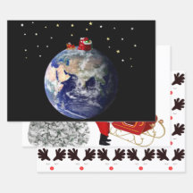 Kerst Tri-Pack Verpakking Papier Bladen