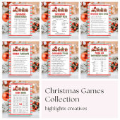Kerst Trivia Spel Feestdagenkaart