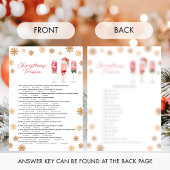 Kerst Trivia Spel Feestdagenkaart