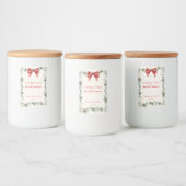 Kerst trouwfeest favor labels voedselcontainer etiket (Flessen)