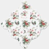 Kerst Trouwgunst Cadeaudoos met Dank u Nee Bedankdoosjes (Ongevouwen)