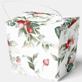 Kerst Trouwgunst Cadeaudoos met Dank u Nee Bedankdoosjes (Achterkant)