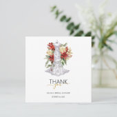 Kerst trouwjurk bruidsfeest bedankt (Staand voorkant)