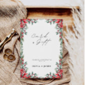 Kerst Trouwkaarten en Geschenken Teken, Kaart