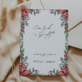 Kerst Trouwkaarten en Geschenken Teken, Kaart