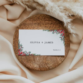 Kerst Trouwplaats Kaarten Sjabloon