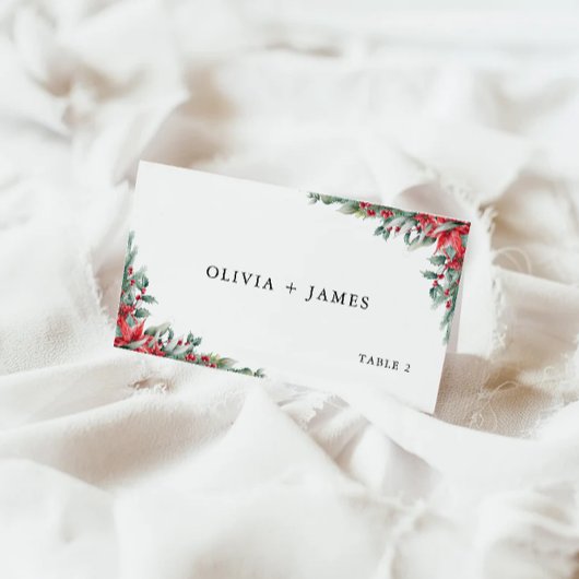 Kerst Trouwplaats Kaarten Sjabloon