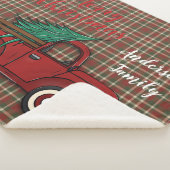 Kerst Truck gepersonaliseerd Sherpa Deken (3/4)