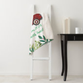 Kerst Truck gepersonaliseerde Sherpa Deken (In situ)