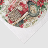 Kerst  Truck Rounds Tissuepapier (Detail)