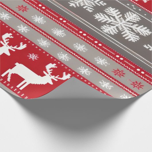 Kerst trui patroon inpakpapier (Hoek)