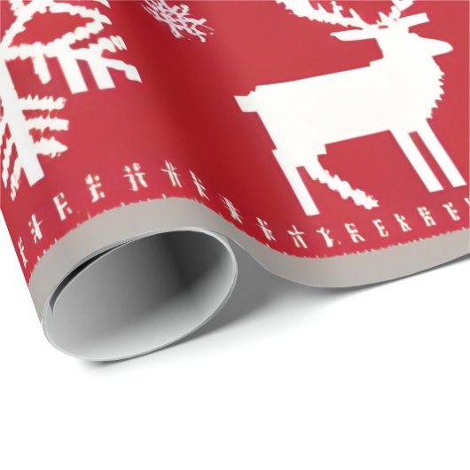 Kerst trui patroon inpakpapier (Rol Hoek)