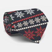 Kerst trui patroon stropdas (Opgerold)