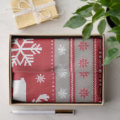 Kerst trui patroon tissue papier (Geschenk)