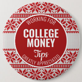 Kerst trui tips gewaardeerd | Studiegeld Ronde Button 6,0 Cm