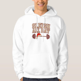 Kerst-trui voor de sportschool – Grappige fitness Hoodie