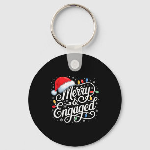 Kerst Trui voor Verloving Koppel Sleutelhanger