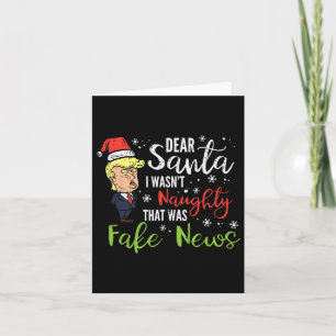 Kerst Trump Beste Kerstman Fake Nieuws Grappige Ke Kaart