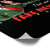 Kerst Trump Beste Kerstman Fake Nieuws Grappige ke Poster (Hoek)