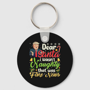 Kerst Trump Beste Kerstman Fake Nieuws Grappige Ke Sleutelhanger