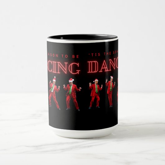 Kerst Trump Dancing Mok 15oz (Midden)