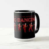 Kerst Trump Dancing Mok 15oz (Voorkant rechts)