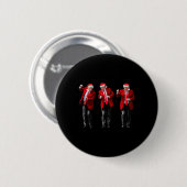 Kerst Trump Dancing Santa Trump Dance Ronde Button 5,7 Cm (Voorkant /achterkant)
