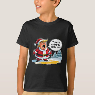 Kerst Trump Kerstman ze zijn het eten van de ogen T-shirt